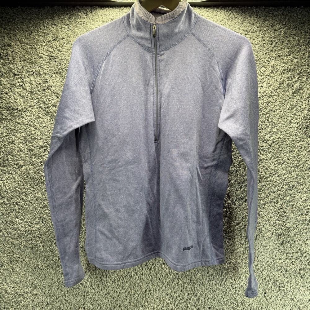 Vintage Patagonia Women’s M Capilene 1/4 Zip Pullover USA Purple Base Layer